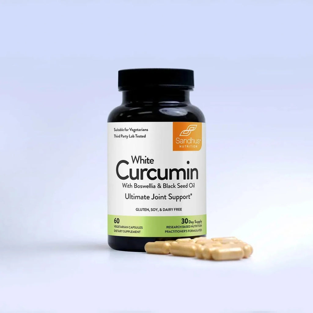 Sandhus Curcumina Blanca Con Boswellia Y Aceite De Semillla Negra 60 Capsulas