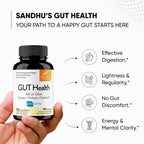 Sandhus Gut Health Salud Intestinal Con 120 Capsulas