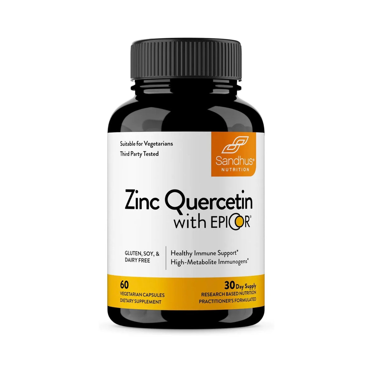 Sandhus Zinc Quercetina Con Epicor 60 Capsulas