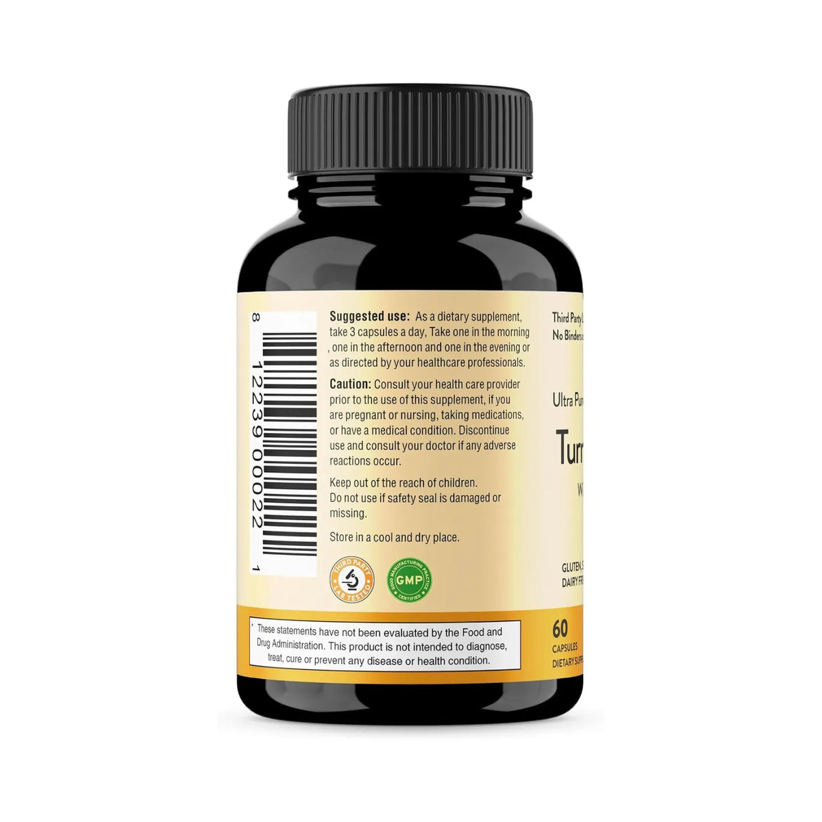 Sandhus Turmeric Curcumin Con Bioperina 1500mg 60 Capsulas