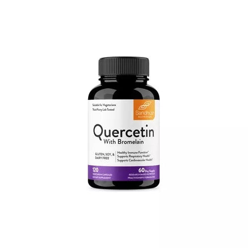 Sandhus Quercetina Bromelina Salud Respiratoria 120 Capsulas de 500mg