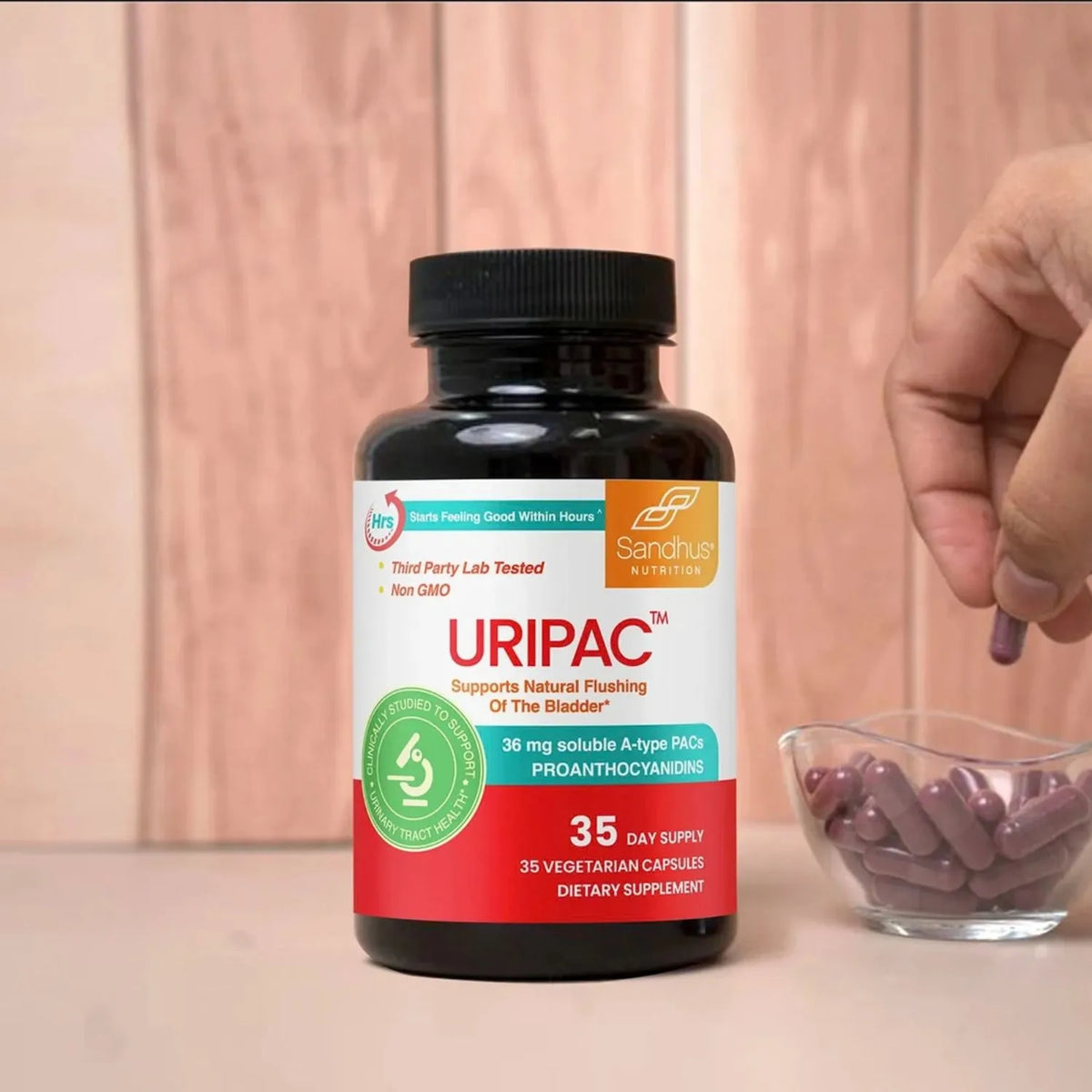 Sandhus Uripac De Extracto De Arándano 35 Capsulas 36mg
