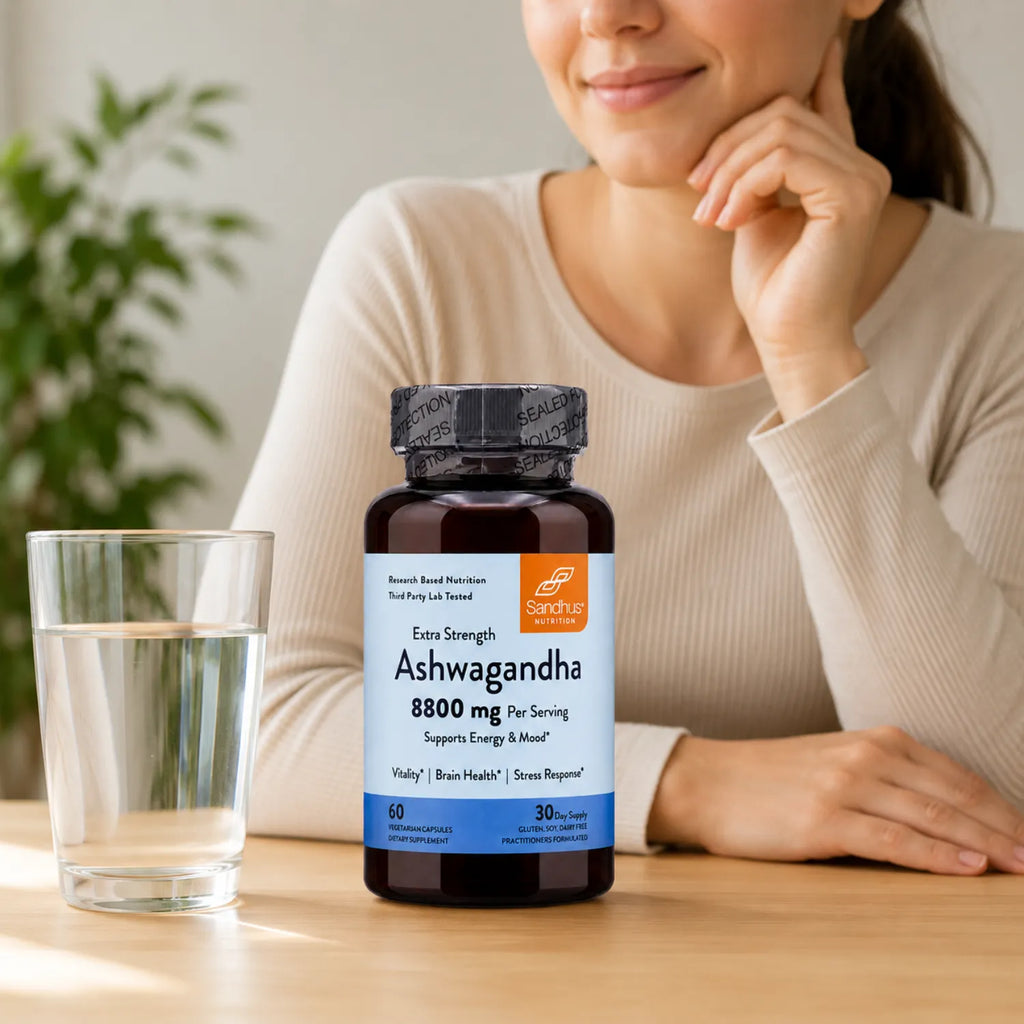 Sandhus Ashwagandha 8800mg Salud Cerebral 60 Caps Sfn