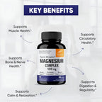 Sandhus Complejo De Magnesio Magnesium Complex 120 Cápsulas Sin Sabor 120
