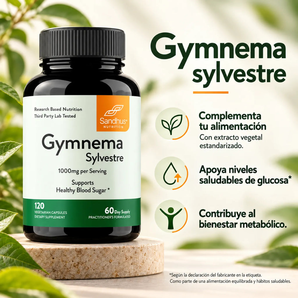 Sandhus Gymnema Sylvestre 1000mg 120 Capsulas Control Azúcar