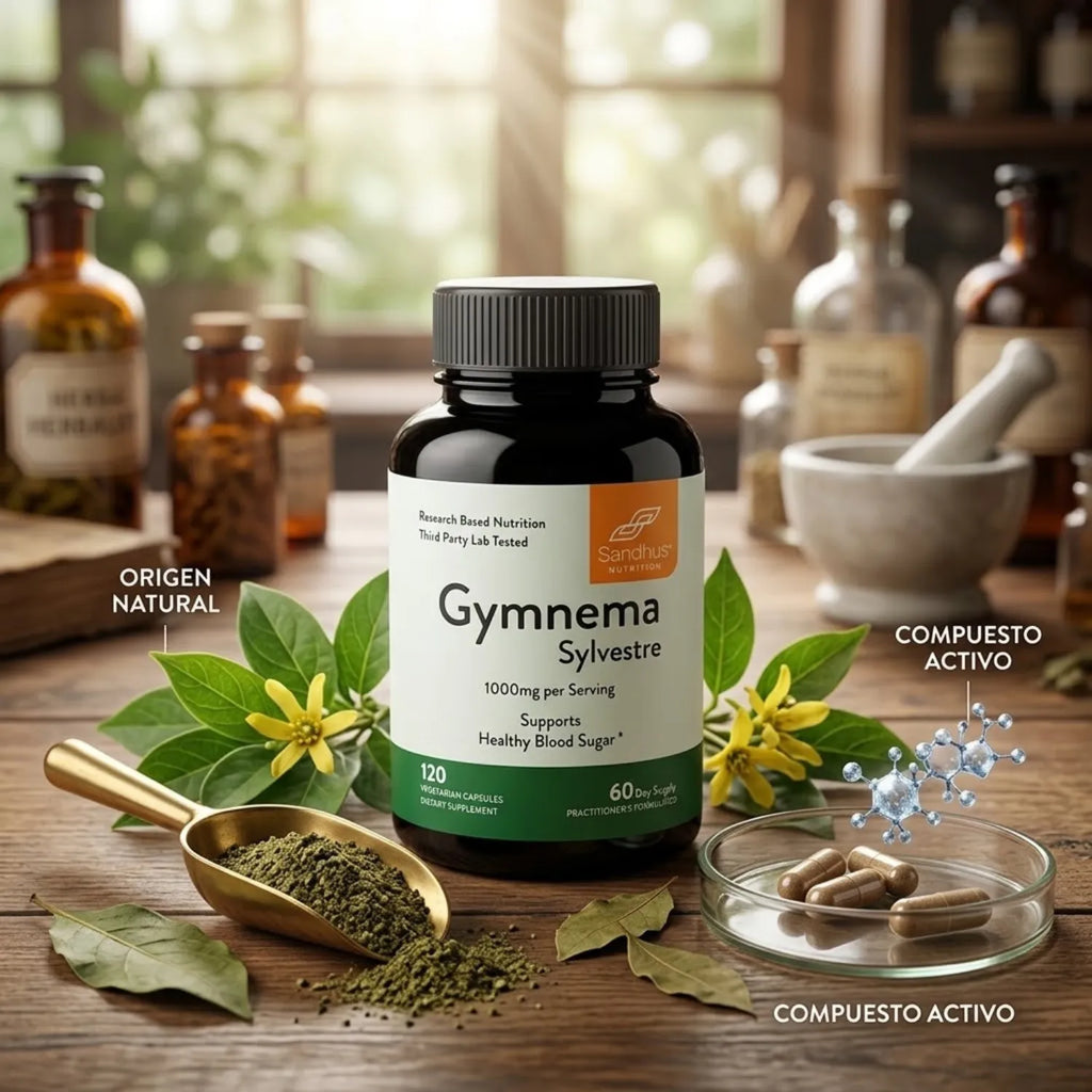 Sandhus Gymnema Sylvestre 1000mg 120 Capsulas Control Azúcar