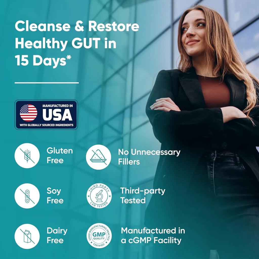 Sandhus 15 Day Cleanse Ayuda A Limpiar El Colon 30caps Sfn