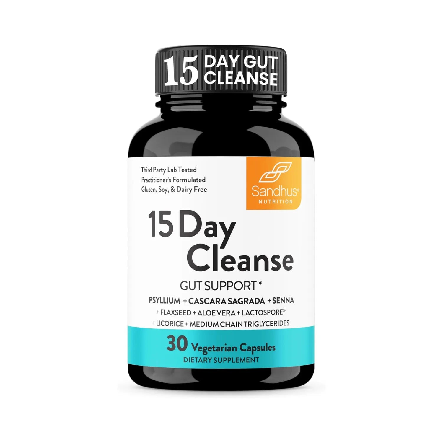 Sandhus 15 Day Cleanse Ayuda A Limpiar El Colon 30caps Sfn