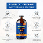 Sandhus Castor Oil 16Oz sfn