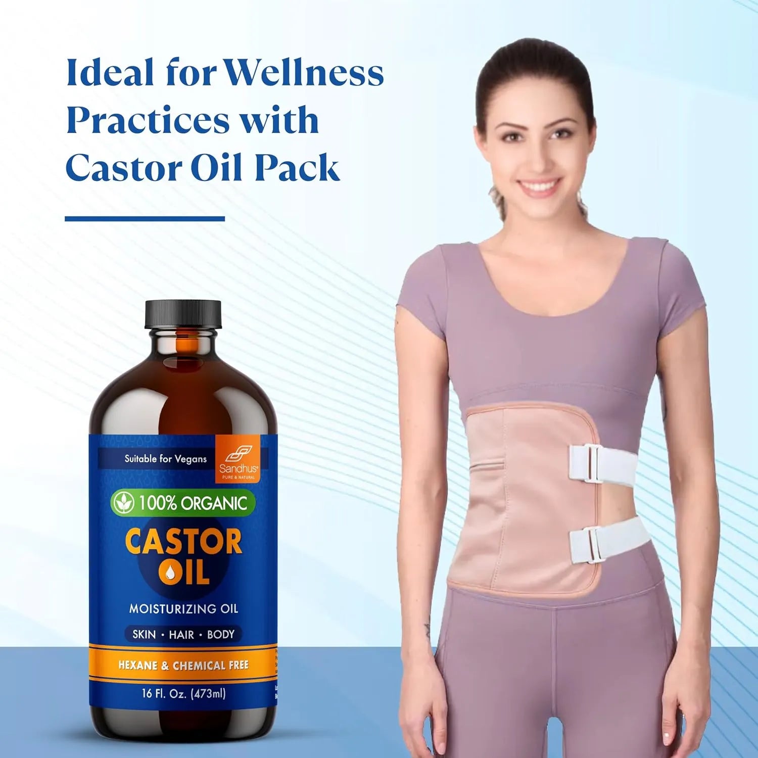 Sandhus Castor Oil 16Oz sfn