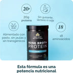 Ancient Nutrition, Bone Broth Protein, Proteína de caldo de huesos, Vainilla, 492 g (1,1 lb)