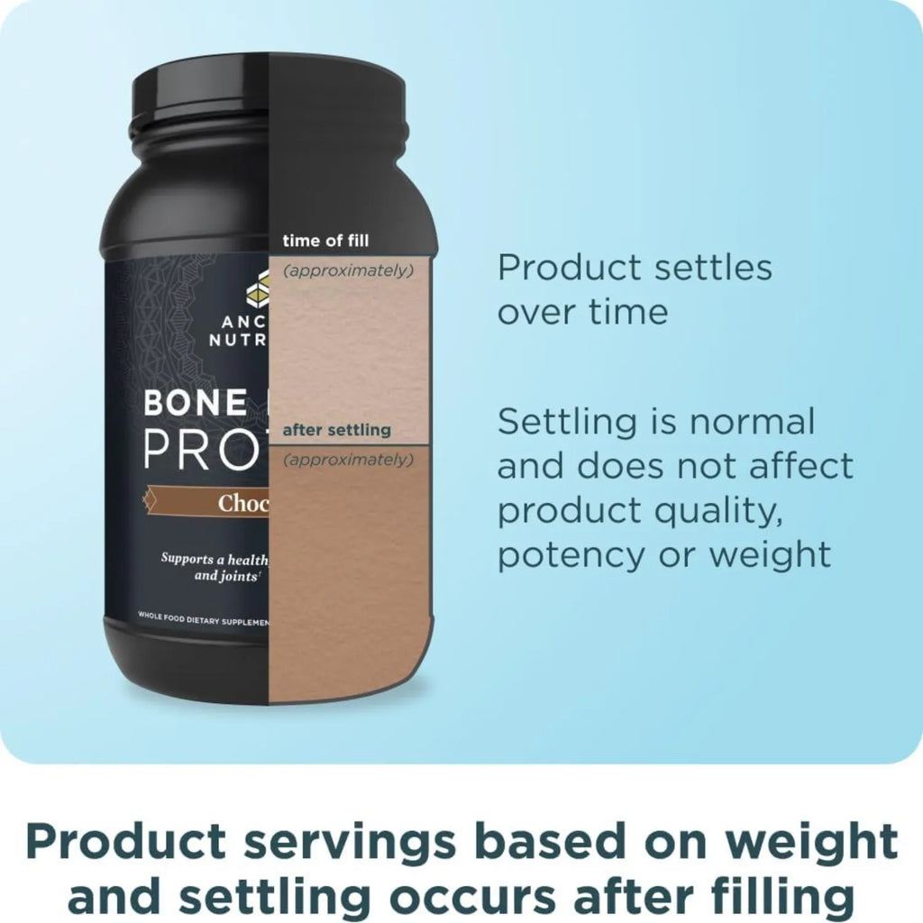 Ancient Nutrition, Bone Broth Protein, Proteína de caldo de huesos, Chocolate, 1008 g (2,2 lb)