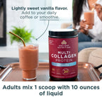 Ancient Nutrition, Proteína de múltiples colágenos, Vainilla, 252 g (8,9 oz)