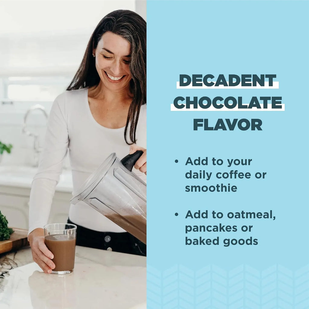 Ancient Nutrition, Proteína con múltiples tipos de colágeno, Sabor Chocolate, 472 g (1,04 lb)