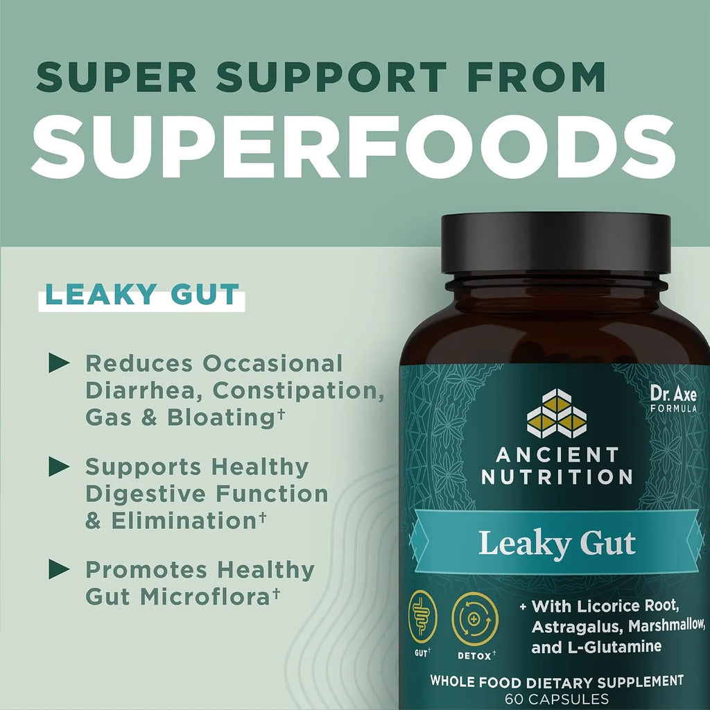 Ancient Nutrition  Cápsulas para la Salud Intestinal, 60 unidades