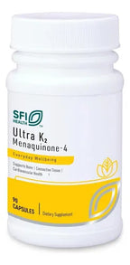 Klaire Labs Ultra K2 | 15 mg | 90 cápsulas | Vitamina K2 MK-4 | Suplemento alimenticio