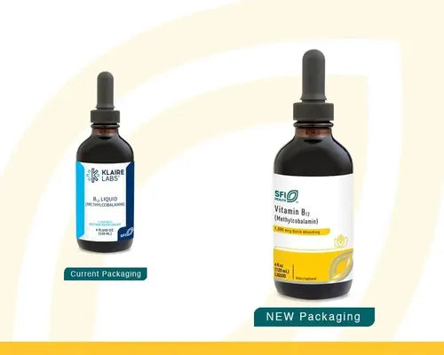 Klaire Labs Vitamin B12 Methylcobalamin | 1 mg | 4 oz | 120 mL | Suplemento alimenticio