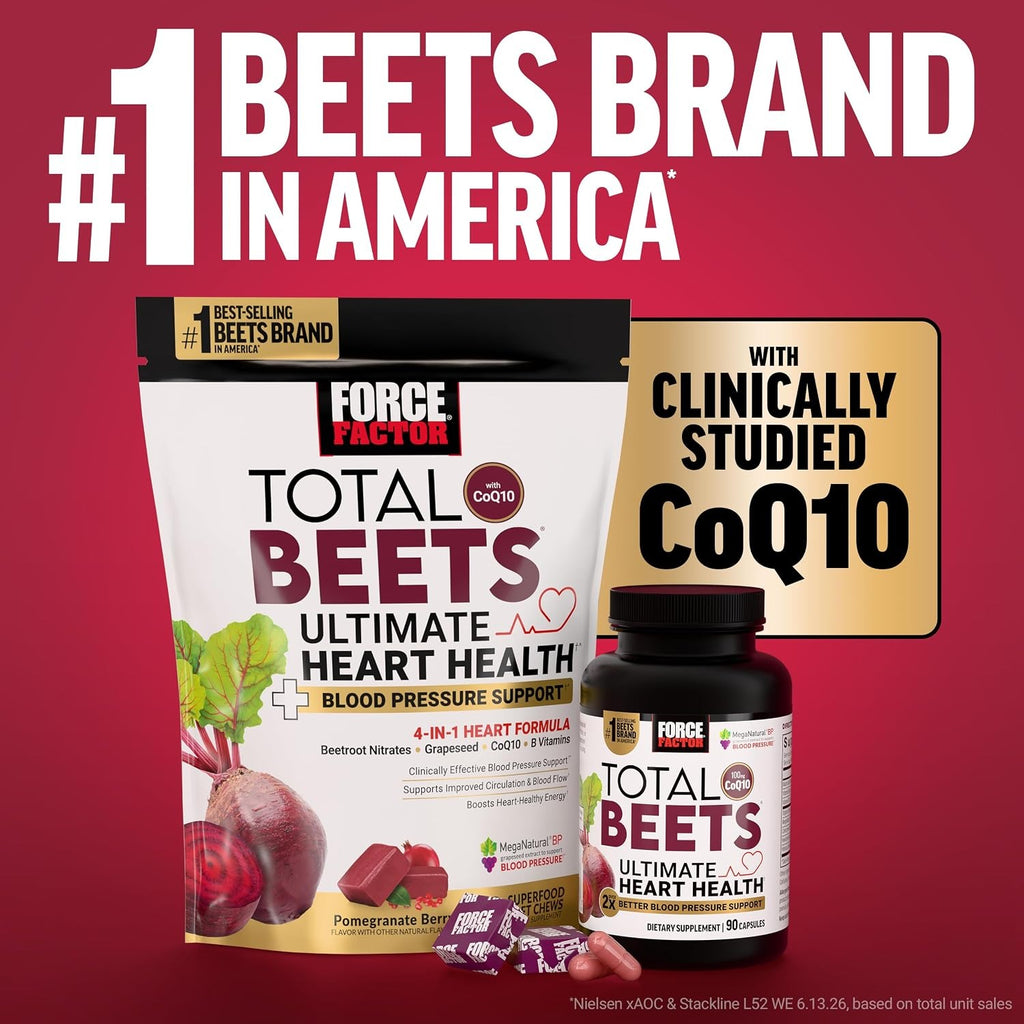 Force Factor Total Beets Pre-entreno Sabor Sandía 30 Porciones