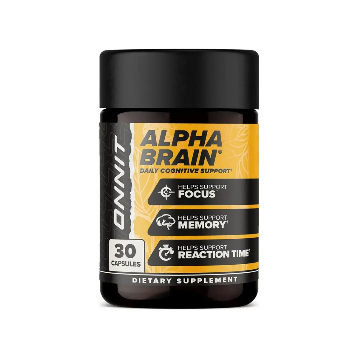 ONNIT Alpha brain L-tirosina memoria y enfoque 30 caps sfn