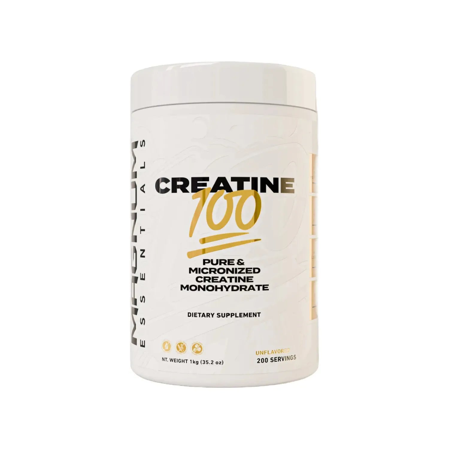 Magnum essentials creatine 100 creatina pura 200serv 1kg sfn