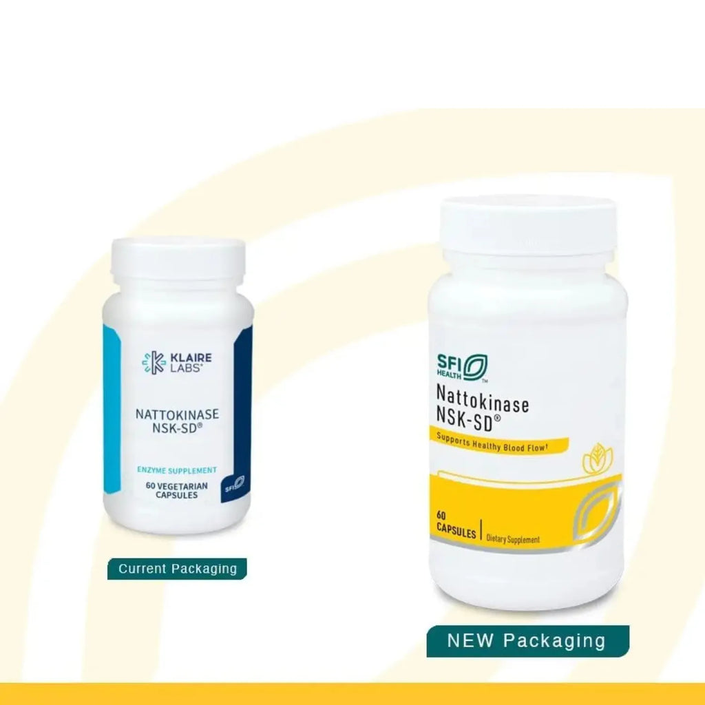 Klaire Labs Nattokinase NSK-SD 60 Capsulas Apoyo a la Circulación Sanguínea