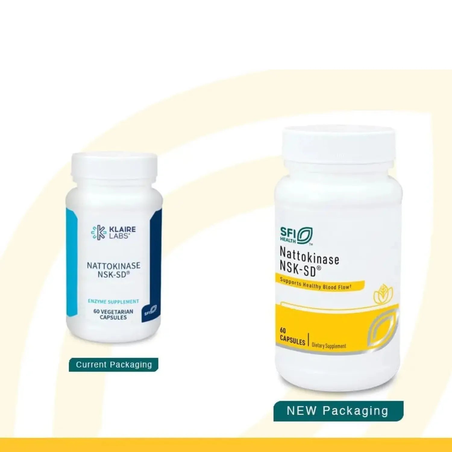 Klaire Labs Nattokinase NSK-SD 60 Capsulas Apoyo a la Circulación Sanguínea