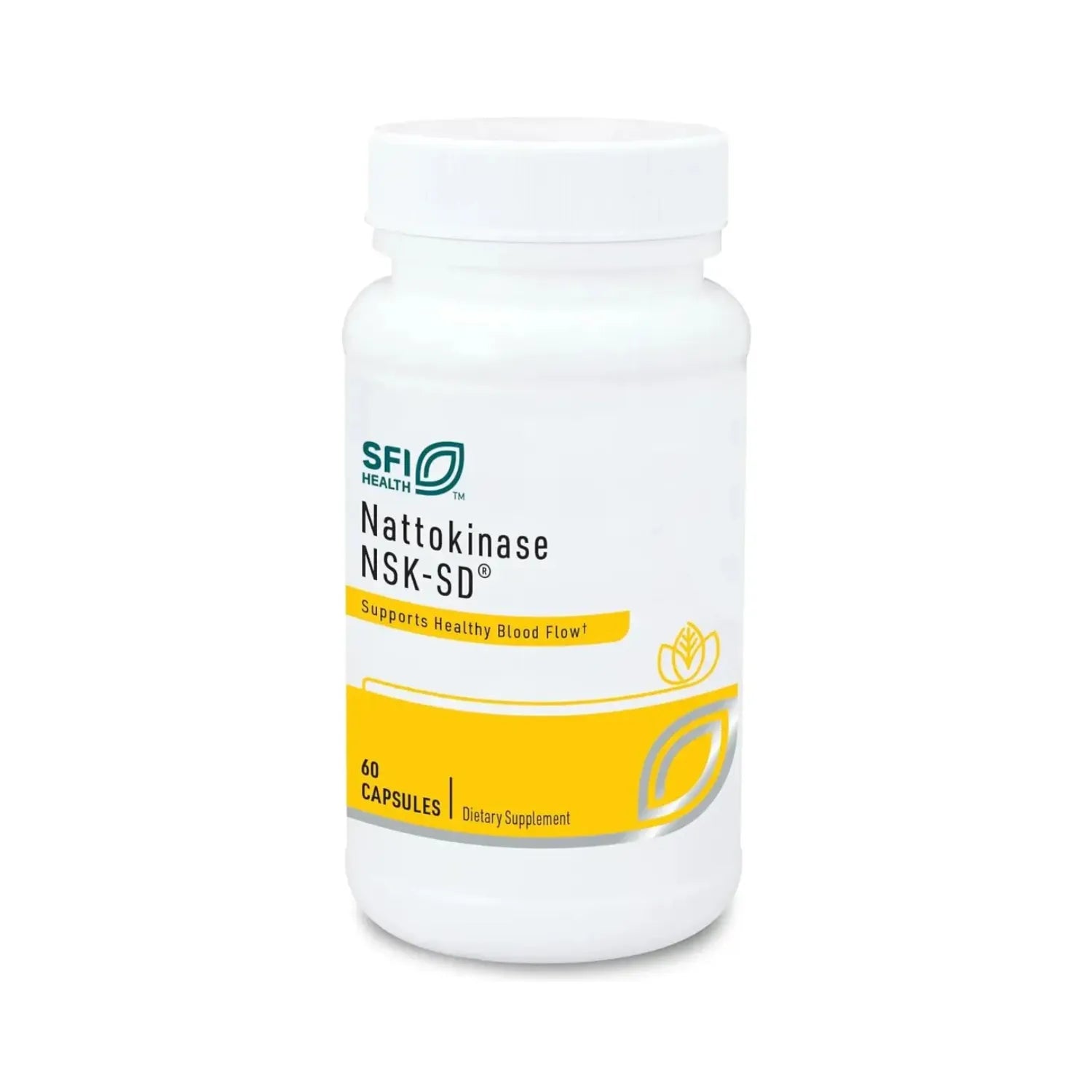 Klaire Labs Nattokinase NSK-SD 60 Capsulas Apoyo a la Circulación Sanguínea