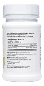 Klair Labs Biotina 5000 mcg | 90 Cápsulas Vegetales | Cabello, Piel y Uñas | Vitamina B7 | Suplemento Alimenticio