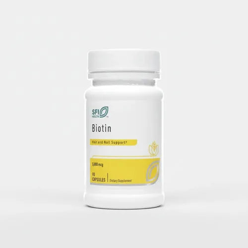 Klair Labs Biotina 5000 mcg | 90 Cápsulas Vegetales | Cabello, Piel y Uñas | Vitamina B7 | Suplemento Alimenticio