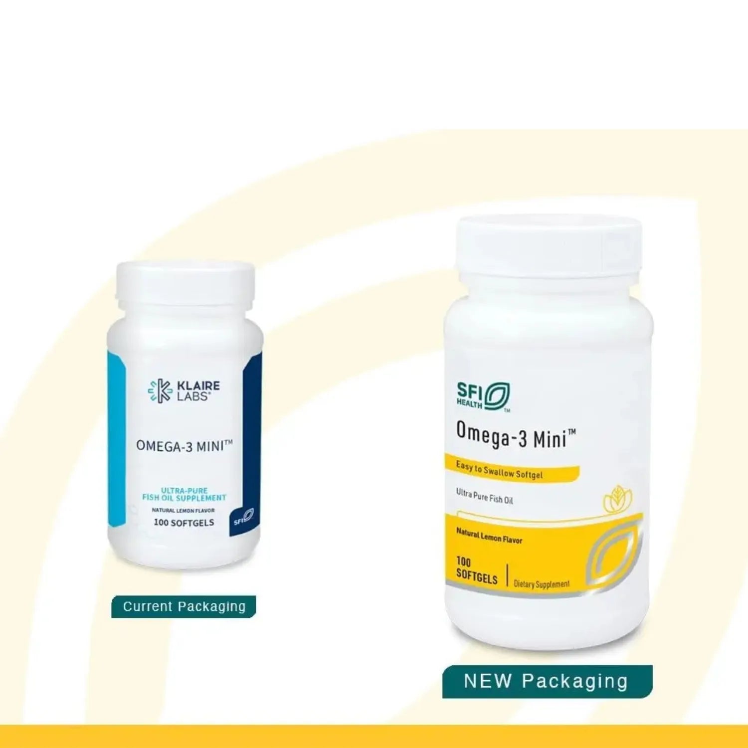 Klaire Labs Omega-3 Mini Fish Oil 100 Capsulas