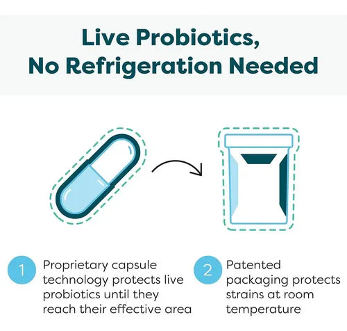 Klaire Labs Ther-Biotic Synbiotic | 30 cápsulas | 50 mil millones de UFC | Probióticos y prebióticos | Suplemento alimenticio