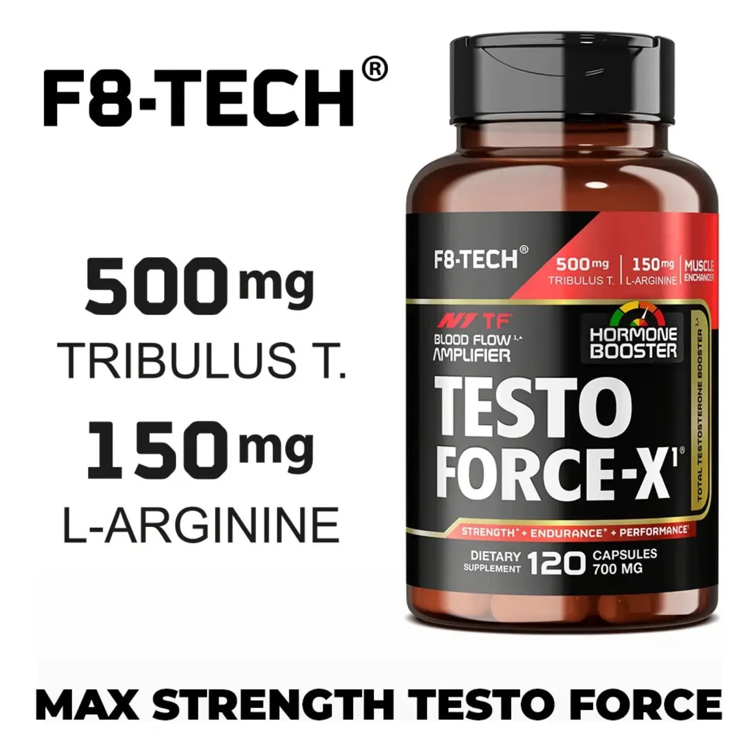 Testo Force X Testosterone 120 Caps 700mg Booster Sfn