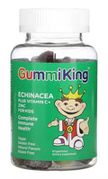 GummiKing Echinacea + Vitamina C + Zinc para Niños 60 Gomitas | Apoyo al funcionamiento normal del sistema inmunitario | Con equinácea, vitamina C y zinc | Sin gelatina ni gluten | Suplemento alimenticio
