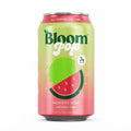 Bloom Pop Watermelon Lime 355 ml | Pack de 12 Latas  | Refresco Prebiótico Sabor Sandía y Limón | Sin Cafeína