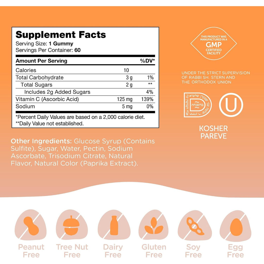 Zahler Chapter One Vitamina C 60 Gomitas