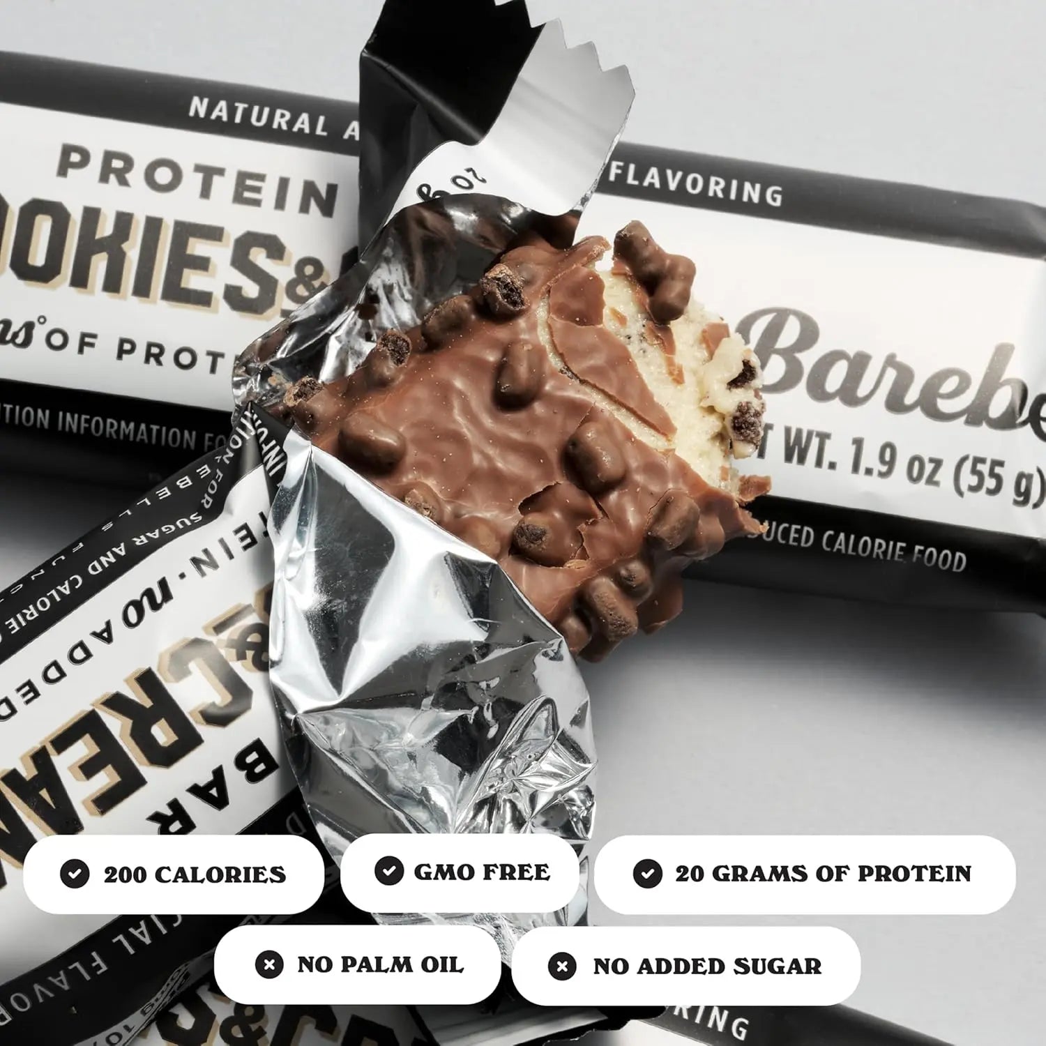 Barebells Proteina Barra 12pzs De 55gr Sfn COOKIES & CREAM