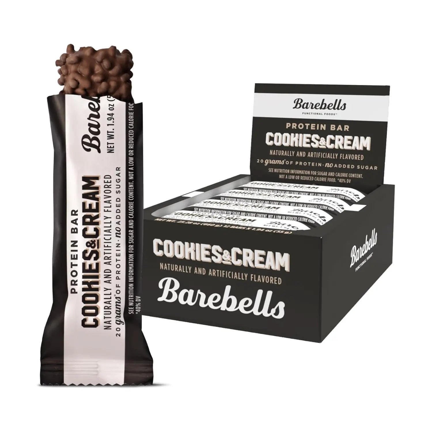 Barebells Proteina Barra 12pzs De 55gr Sfn COOKIES & CREAM