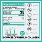 Zammex Fish Collagen Colágeno de Pescado en polvo 320g sfn