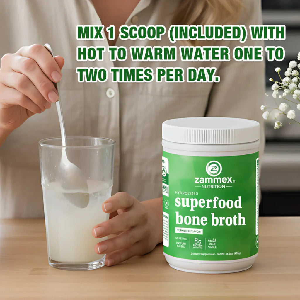 Zammex immune bone brith superfood powder 14.03 oz