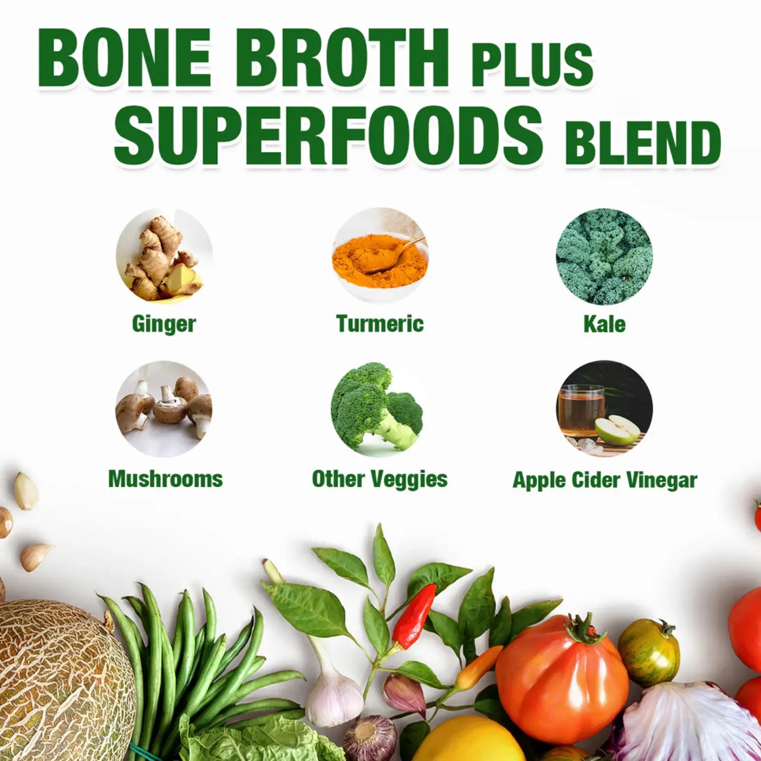 Zammex immune bone brith superfood powder 14.03 oz