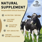 Zammex bovine colostrum 16 oz