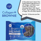 321 Glo Collagen+ Protein Brownie Sabor Chocolate 12 pzs