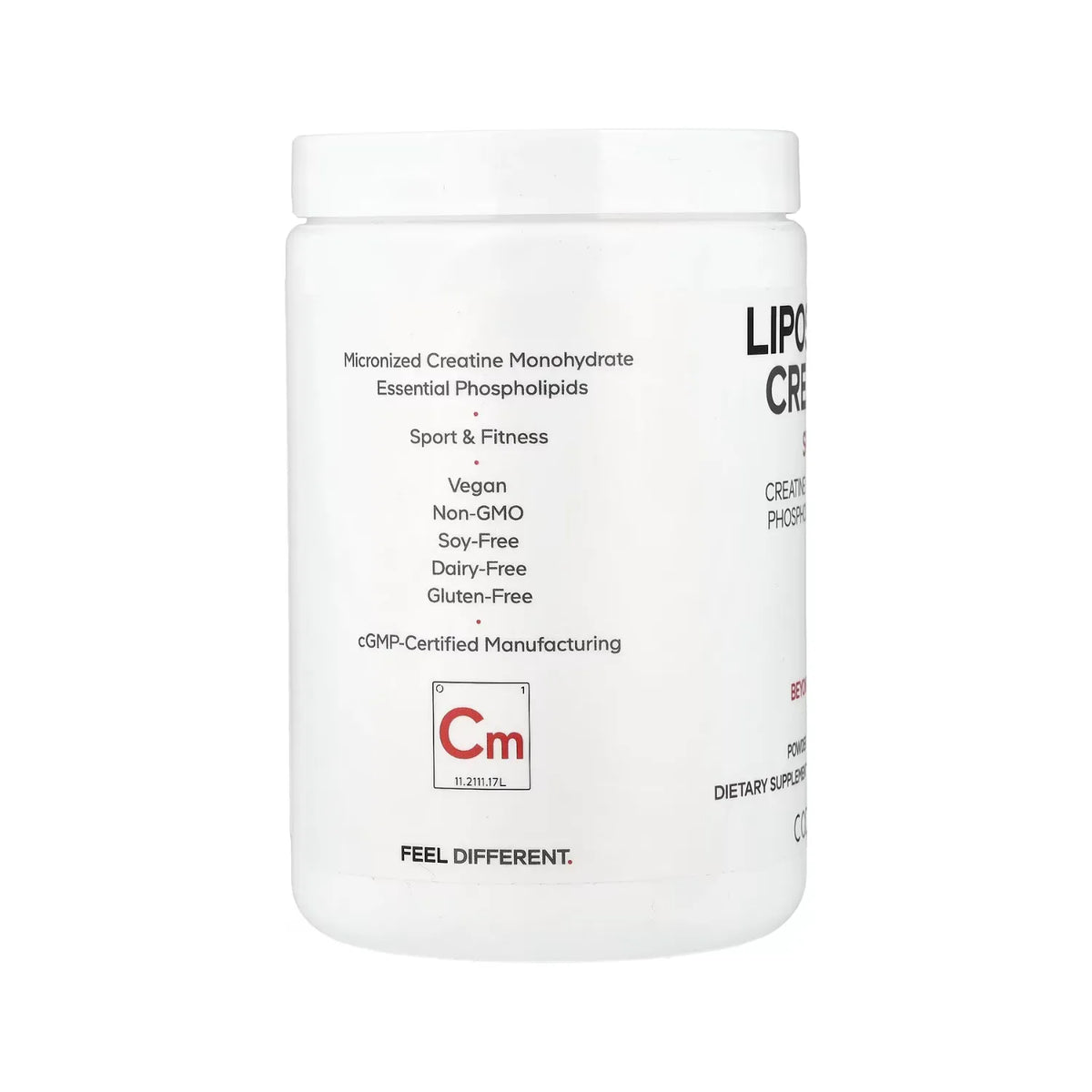 Codeage, Sport, Creatina Liposomal En Polvo, Sin Sabor, 455 G, 90 Servicios (1 Lb)