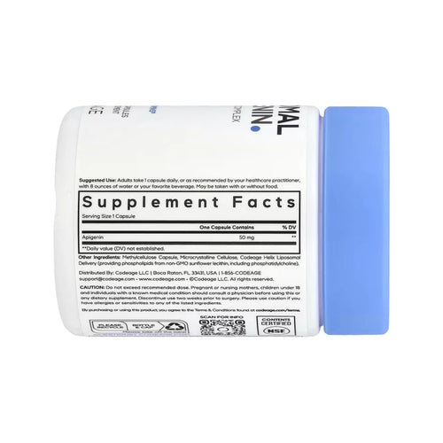 Codeage, Apigenina Liposomal, Complejo De Fosfolípidos, 90 Cápsulas Vegetales 50 Mg