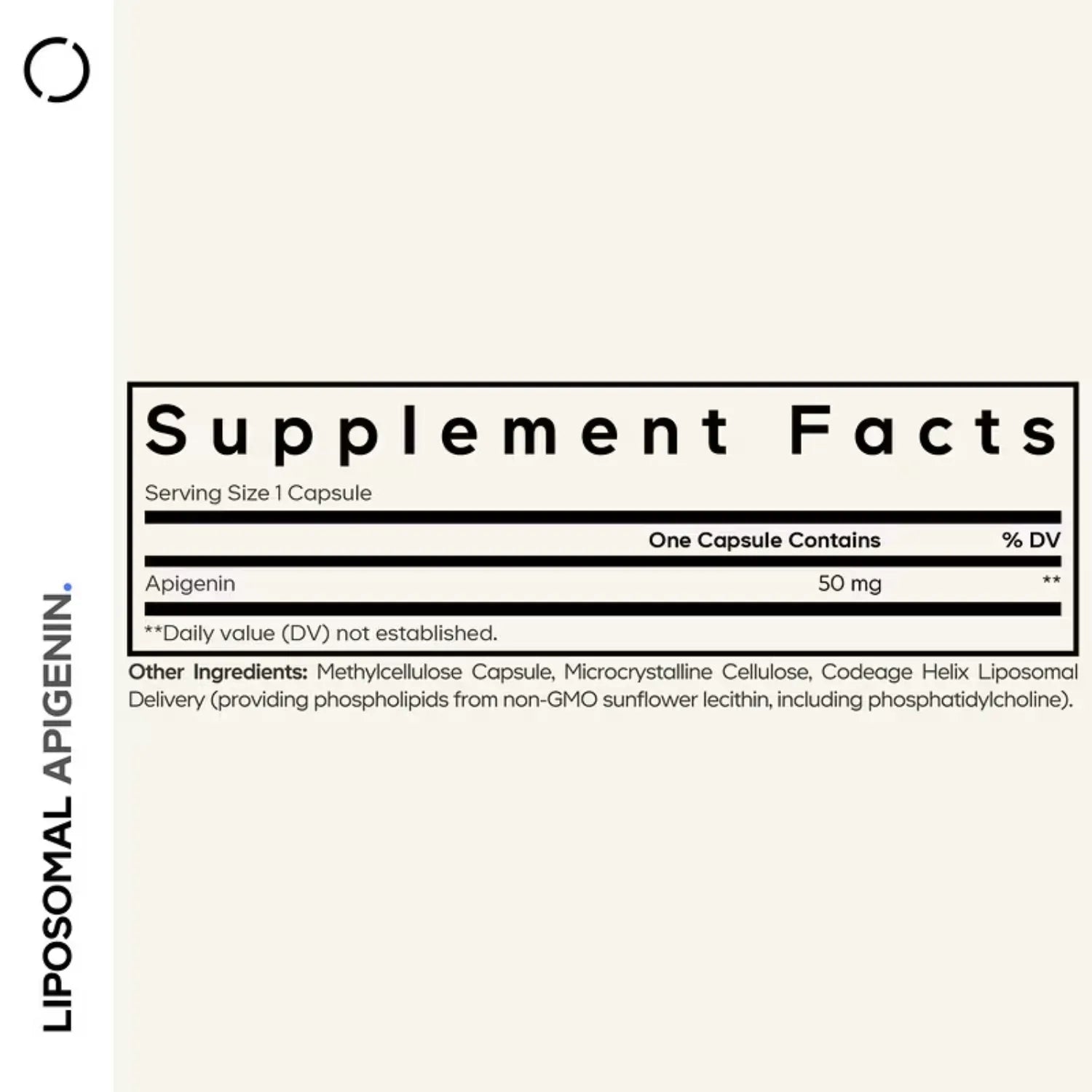 Codeage, Apigenina Liposomal, Complejo De Fosfolípidos, 90 Cápsulas Vegetales 50 Mg