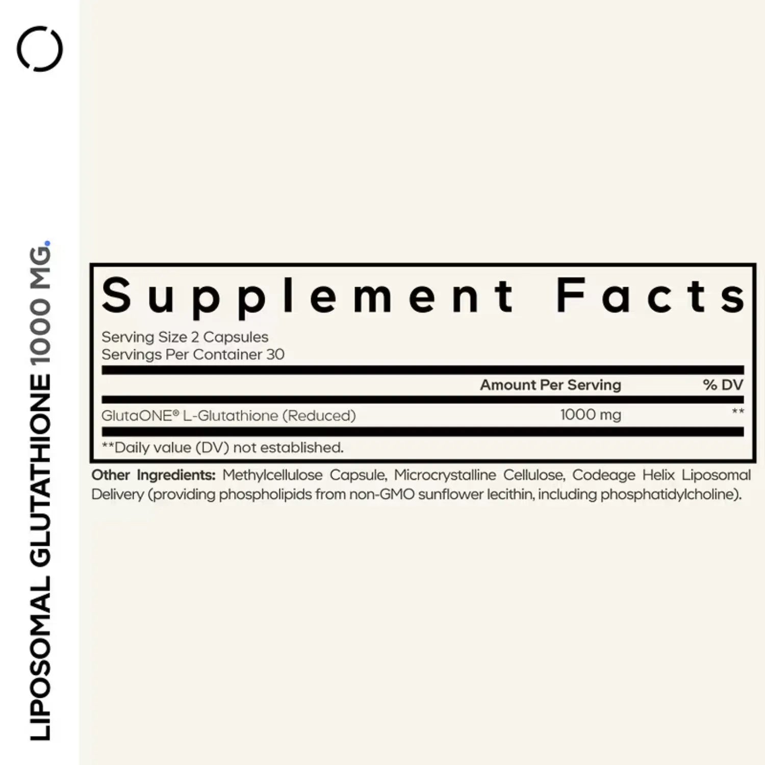 Codeage, Glutatión Liposomal, 60 Cápsulas Vegetales (500 Mg Por Cápsula)