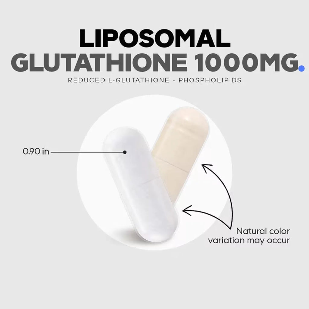 Codeage, Glutatión Liposomal, 60 Cápsulas Vegetales (500 Mg Por Cápsula)