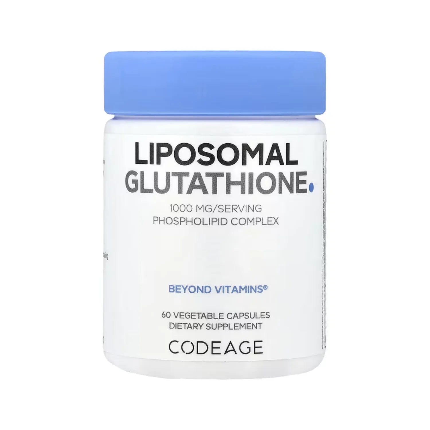 Codeage, Glutatión Liposomal, 60 Cápsulas Vegetales (500 Mg Por Cápsula)