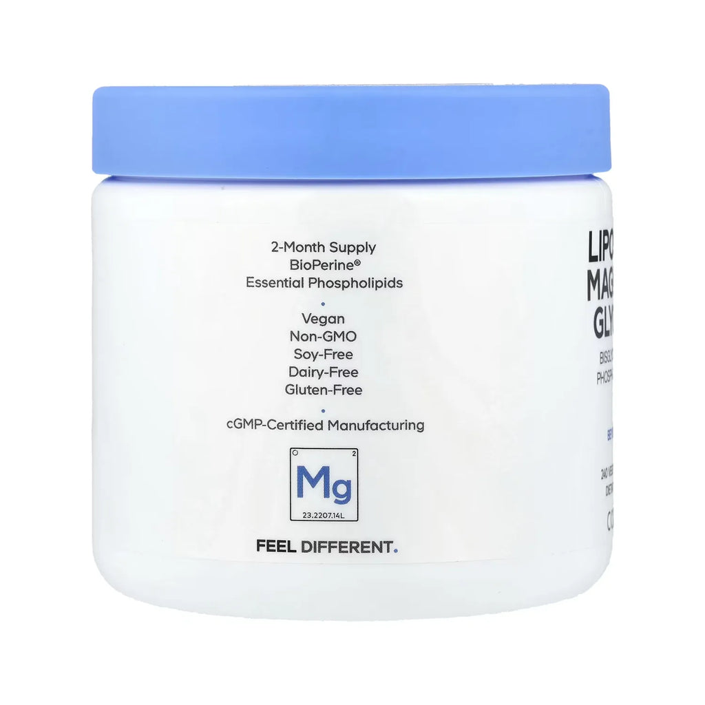 Codeage, Glicinato De Magnesio Liposomal, 240 Cápsulas Vegetales