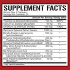 5% Nutrition | Freak Show Partitionier | 180 Cápsulas | Suplemento Alimenticio con Berberina